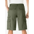 thumbnail image 2 of KingSize Men's Big & Tall 12" Side Elastic Cargo Shorts, 2 of 5