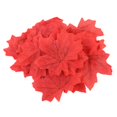 thumbnail image 2 of Artificial Plant X1 Clearance! Nomeni Autumn Atmosphere Decoration Fake Leaves 100 Pieces, Fake Flowers Promotion Sale! Red, 2 of 6