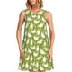 thumbnail image 1 of Easygdp Funny Chicken para Vestido Transpirable de Mujer, Vestido Suelto de Manga Corta con Pliegues y Bolsillos para el Verano, 1 of 7