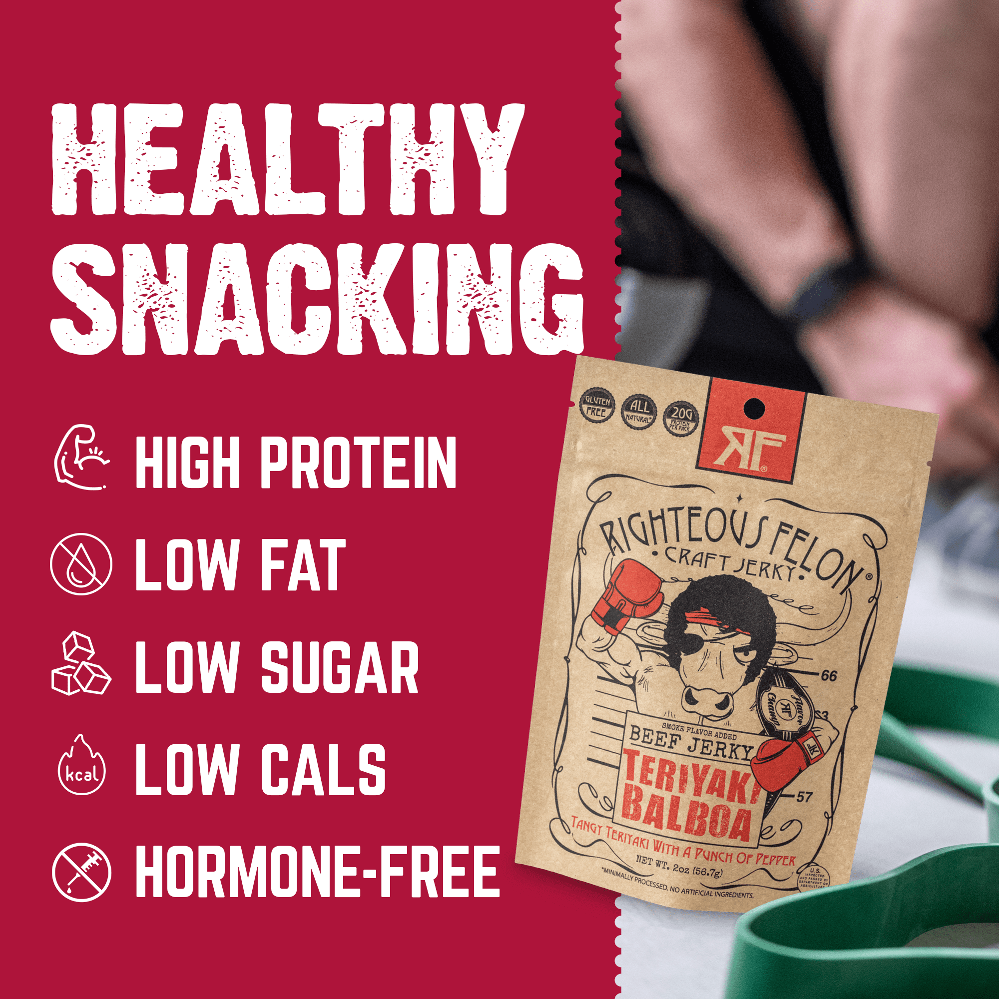 Righteous Felon Beef Jerky Sampler 8 Pack - Keto, High Protein, Low Sugar Gifts for Men