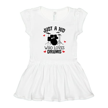

Inktastic Future Drummer Kid Loves Drums Gift Toddler Girl Dress