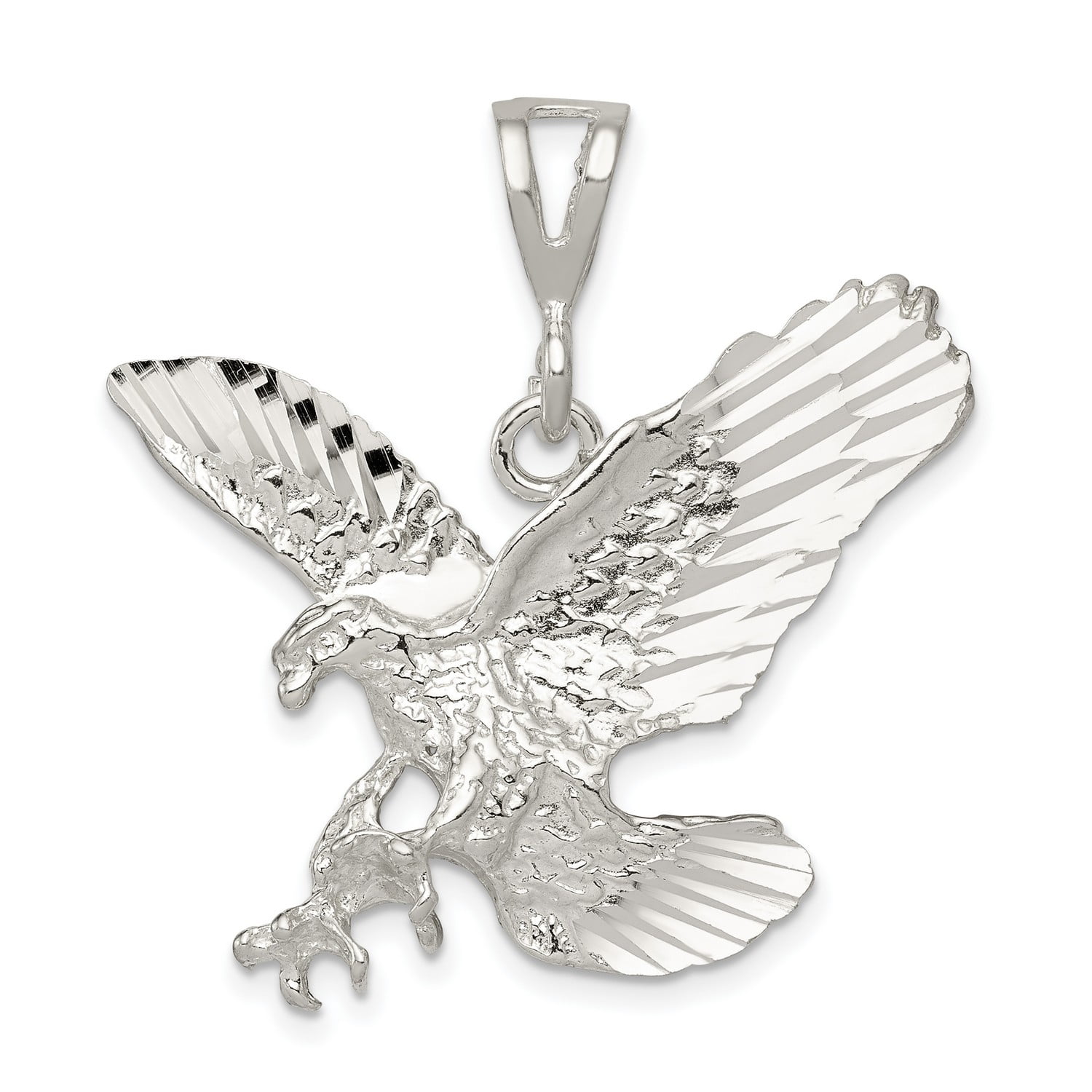 Silver Yellow Plated Eagle Charm 35mm Silver Yellow Plated Eagle Charm 35mm