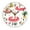 Fclock024, variant on YladaFaie Bedroom Wall Clock Summer Flamingos Silent Non-Ticking Electronic Clocks, Modern PVC Handing Clock Decorative for Kitchen Living Room Bedroom Office Garden Outdoor 12 Inch