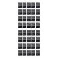thumbnail image 3 of Becaristey 100x Sturdy And Durable Foil Bags For Easy Access And Wide Application Multi-functional Plastic Resealable black 2Set, 3 of 6