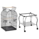 thumbnail image 3 of Antingy 59-inch Dome Open Top Large Parrot Bird Cage on Stand for Sun Parakeets Conures Quaker Parrot Cockatiels, Rolling Stand, 3 of 4