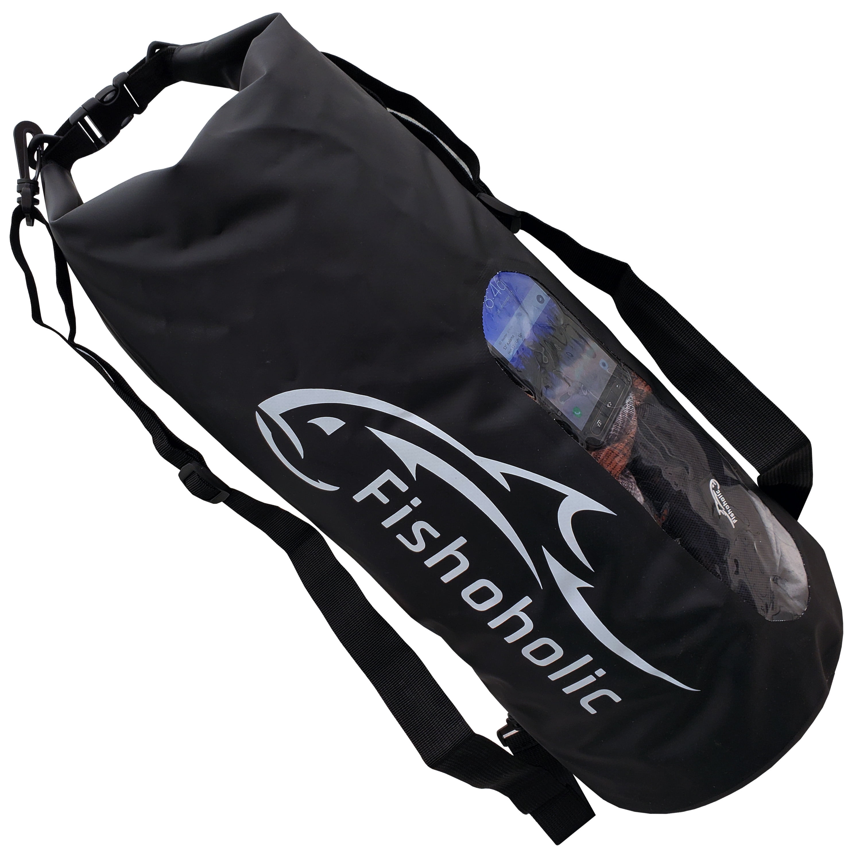 Fail-Safe Snap Fishoholic Dry Bag Waterproof Gear Bags Made Tough & Durable for Kayaking Boating Fishing Hiking Camping Paddle Board & Tailgaiting 