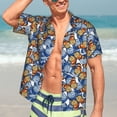 thumbnail image 7 of Disketp Hawaiian Shirts for Men,Colorful Butterfly1 Print Mens Casual Short Sleeve Button Down Shirts Beach Shirt, 7 of 7