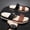 Brown Khaki, variant on Men'S Two-Strap Colorblock Sport Slides, Summer Thick Sole Non-Slip Open Toe Sandals, Indoor Outdoor Casual Slippers