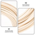 thumbnail image 4 of Minkissy 1 Roll Rattan Cane Webbing Chair Repair Material Beige For Diy Accessories Furniture Making 11.8x9.4in, 4 of 4