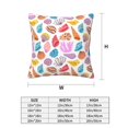 thumbnail image 2 of Throw Pillow Covers, Colorful Cartoon Shell Conch Soft Square Pillow Cases with Invisible Zipper for Couch Bed Sofa, Farmhouse Fall Home Decor 18"x18", 2 of 7
