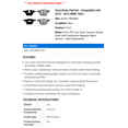 thumbnail image 2 of Front Brake Pad Set - Compatible with 2010 - 2015 BMW 760Li 2011 2012 2013 2014, 2 of 2