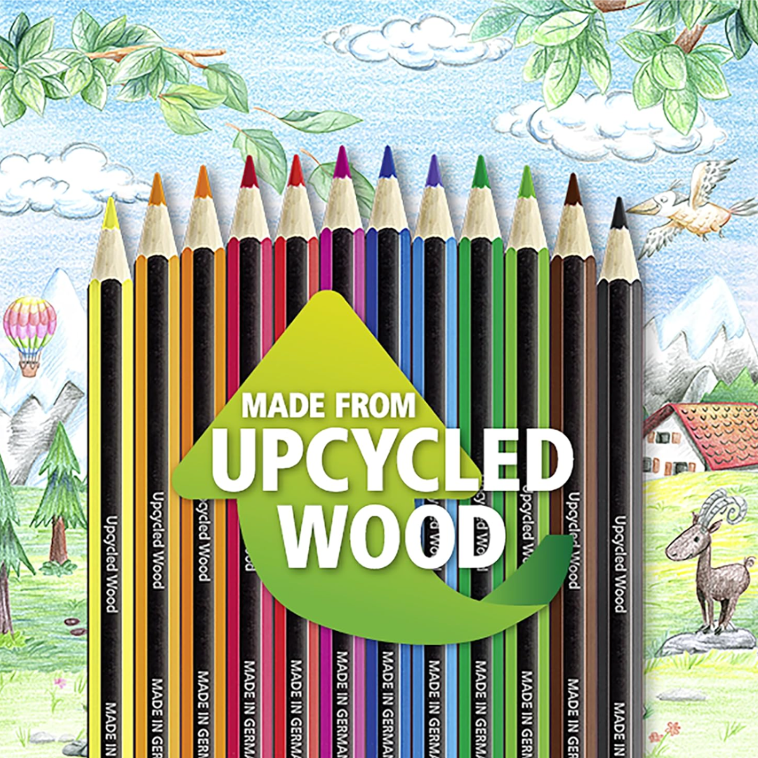 STAEDTLER Colored Pencils 6-Pack (6 sets of 24 pcs) for School Supplies - Break-Resistant Lead, Sustainably Made, Vibrant Colors for Artists & Students, 144 Count
