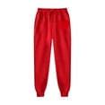 thumbnail image 4 of Hueook Valentines Day 2 Piece Set Women's Casual Solid Printing Long Sleeve Pockets Elastic Waist Bandage Pockets Long Pants Sets Red XL, 4 of 4
