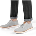 thumbnail image 4 of Zapatos Semiformales BMNY Para Hombre Con Cinta Tipo Choclo Gris Talla 27.5, 4 of 4