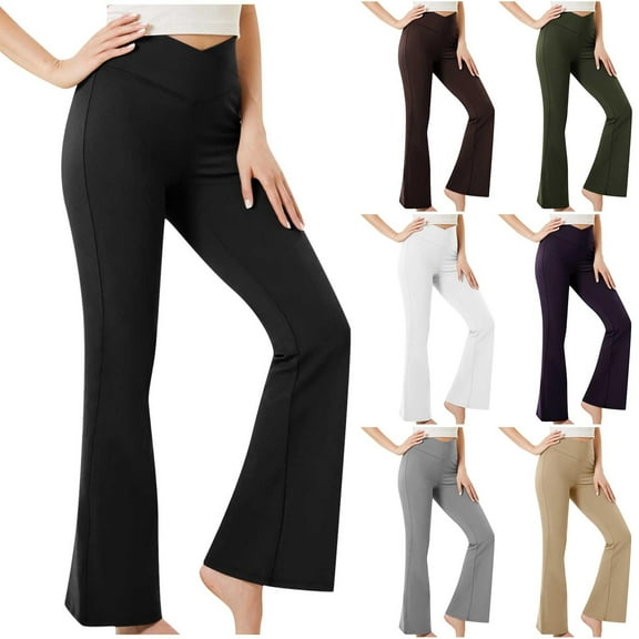 POROPL Leggings for Women High Waisted Leggings Summer Casual Yoga Athletic Workout Size S-XXL