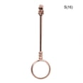 thumbnail image 2 of Bewildely Soportes para cigarrillos, anillos de dedo para fumar delgados, coleccionables de moda ajustables, soporte de mano de Metal antideslizante, encendedores Oro rosa Nº 16 (S) Bewildely HA061670-05, 2 of 6
