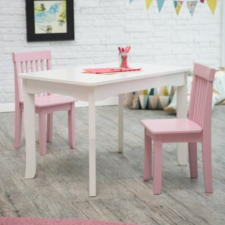 - Lipper Mystic Table and Chair Set - Pink