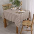 thumbnail image 1 of Buffalo Plaid Pvc Tablecloth Square - 100% Waterproof Spillproof Stain Resistant Wipeable Vinyl Checkered Table Cloth For Outdoor Picnic Kitchen Dinin, 1 of 3