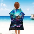 thumbnail image 2 of Mermaid Magic Hooded Beach Towel Poncho for Kid Girls Toddlers Boys Bath Pool Swim Cover-ups Swimwear Soft Lightweight Microfiber, 2 of 6