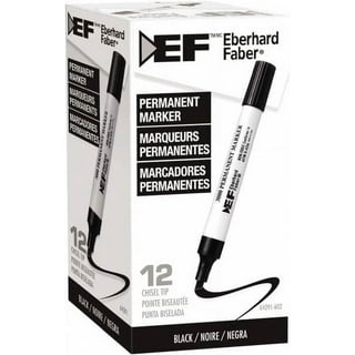 Eberhard Faber Black Hard Point Plastic Tip Fine Point Pen Dozen