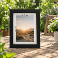 Black 8 x 10 Picture Frames, 6 Pack, Wood Photo Frames for Wall and ...