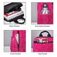thumbnail image 3 of Balery Rose Red Glitter Mochila Ligera para Hombres y Mujeres – Resistente y Impermeable, Ideal para la Escuela, el Trabajo, los Viajes y el Uso Diario, 3 of 7