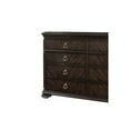 thumbnail image 2 of Traditional 8 Drawer Wooden Dresser with Bracket Legs Support, Brown, 2 of 5