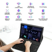 Android 14 tablet 10.1 inch,8GB RAM 128GB ROM,Unisoc T606 CPU,7000mAh 1920*1200 IPS HD Touchscreen,5G WiFi,Bluetooth,5+13MP Camera,GPS(Black)