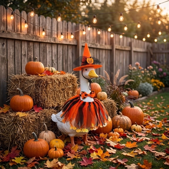 3 Pack, Porch Goose Outfits Halloween Porch Goose Outfit 23 Inch Goose Clothes Holiday Accessory Set for Spooky Porch Display Party Fall Lawn Decoration