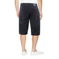 thumbnail image 2 of Men's Premium Stretch Cotton Blend Army Camouflage Casual Denim Jean Shorts (Jet Black, 32), 2 of 3