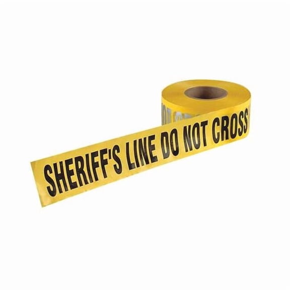 Manufacturer Varies Barricade Tape, Yellow, 1,000 ft L, 3 in RB3103Y822-200