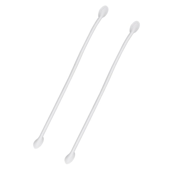 EeaseMX 1 par de asas de cuero de 50 cm para bolso de mano, correa de repuesto para coser, accesorios para bolsos gruesos, cinturón de costura (blanco)