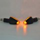 thumbnail image 2 of 1PC Universal LED Motorcycle Turn Signal Light 12v IP68 Waterproof Amber Flasher Indicator Blinker Rear Lights Lamp Accessories, 2 of 4