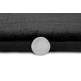thumbnail image 2 of Clara Clark Bath Mat Bathroom Rug - Absorbent Memory Foam Bath Rugs - Non-Slip, Thick, Cozy Velvet Feel Microfiber Bathrug, Plush Shower, Toilet- Floor Bathmats Carpet - Black - Contour Size 24"x20", 2 of 5