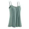 thumbnail image 6 of Delliss Women's Summer Halter Square Neck Spaghetti Strap Tank Tops Loose Fit Flowy Camisole, 6 of 7