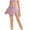 Pink, variant on IROINNID Women's Loose Fake Two-piece Anti-peeping Quick-drying Running Fitness Skirt Short Elastic Waist Mini Solid Color Skirt