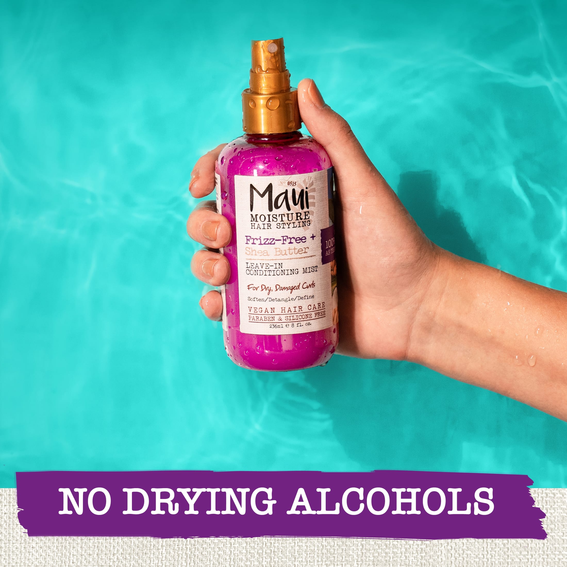 Maui Moisture Frizz-Free + Shea Butter Leave-In Conditioner, 8 oz photo 4