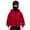 Red, variant on Unisex Boys Girls Balaclava Hoodie with Face Mask Kids Full Zip Up Ski Mask Jacket Double Hooded Pullover Sweatshirt Wind Resistant Cardigan Outwear Tops Red 8-9 Years