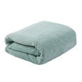 thumbnail image 2 of Velvet Towel Set Soft Absorbent Bath Towels for Home Bathing, Green, 2 of 9