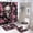 style-731, variant on Shower Curtain Sets 4 Piece Black Cats with Golden Stars Non-Slip Rugs And Toilet Mat Lid Rug Accessories Halloween Fall Decor Bathroom Decor Sets for Bathtub Decor 72inch X 72inch