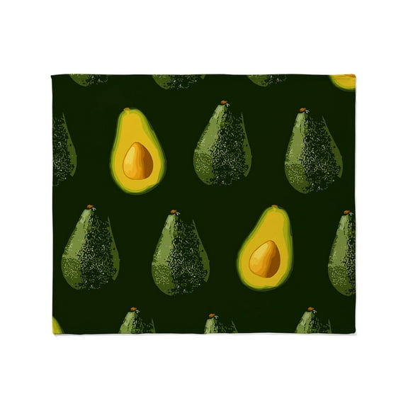 CafePress - Avocados_8X12 Throw Blanket - Soft Fleece Throw Blanket, 50"x60" for All Ages