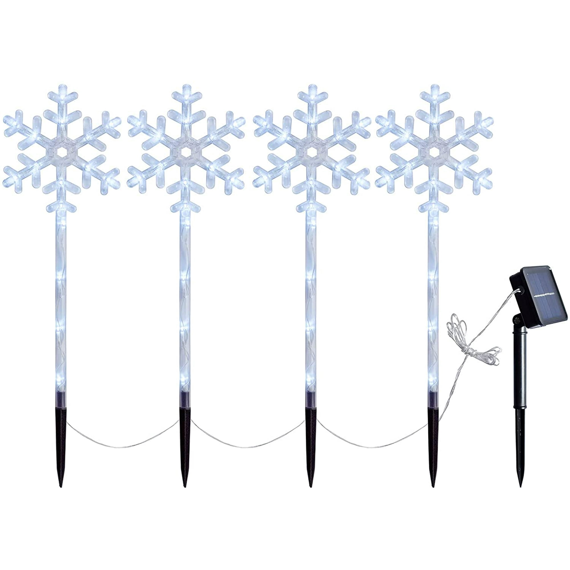Canvas Noel Solar Pathway Markers