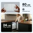 thumbnail image 3 of Simzlife 80lbs/24H Undercounter Commercial Ice Maker, Freestanding/Built-In Ice Machine with Clear Cube, 3 of 12