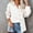 White, variant on SDJMa Women's Lightweight Vee Cardigan Sweater Ladies Corduroy Buttoned Cardigan Long Sleeve Lapel Loose Padded Shirt Top