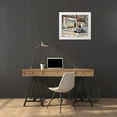 thumbnail image 3 of Laceur, Nicole 14x12 White Modern Wood Framed Museum Art Print Titled - City scene II, 3 of 4