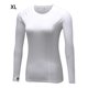 thumbnail image 5 of Qarigey Camiseta con cuello redondo, ropa interior térmica básica, camisetas cálidas de manga larga, camiseta transpirable, ropa térmica Prendas para la parte del cuerpo Blanco SG, 5 of 6