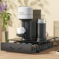 thumbnail image 5 of HFHOME Coffee Pod Holder Drawer for Nespresso Vertuo Capsules, 50-Capsule Metal Storage Organizer, Black, 5 of 7