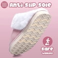 thumbnail image 2 of Kids Plush Fuzzy Slippers for Toddler Boys & Girls, Soft Warm Winter House Shoes, Non-Slip Thick Sole Bedroom Slides for Little Kid & Big Kid, 2 of 6
