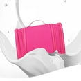 thumbnail image 6 of tzyudk Portable Hook Toiletry Bag Travel Cosmetic Storage Bag Cosmetic Bag Large Capacity Three-open Cosmetic Bag Affordable Useful Hot Pink Oxford Cloth, 6 of 6