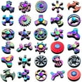 thumbnail image 2 of Multi-Blade Alloy Fidget Spinner Toy for Stress Relief - Wheel Design Finger Spinner, Handheld Anxiety Relief Tool for Adults & Students, Enhances Focus and Dexterity, Packaged in OPP Bag (TS1 Model), 2 of 2